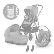 Gazelle 3in1 +AMYA - Moss Green/Moon Black